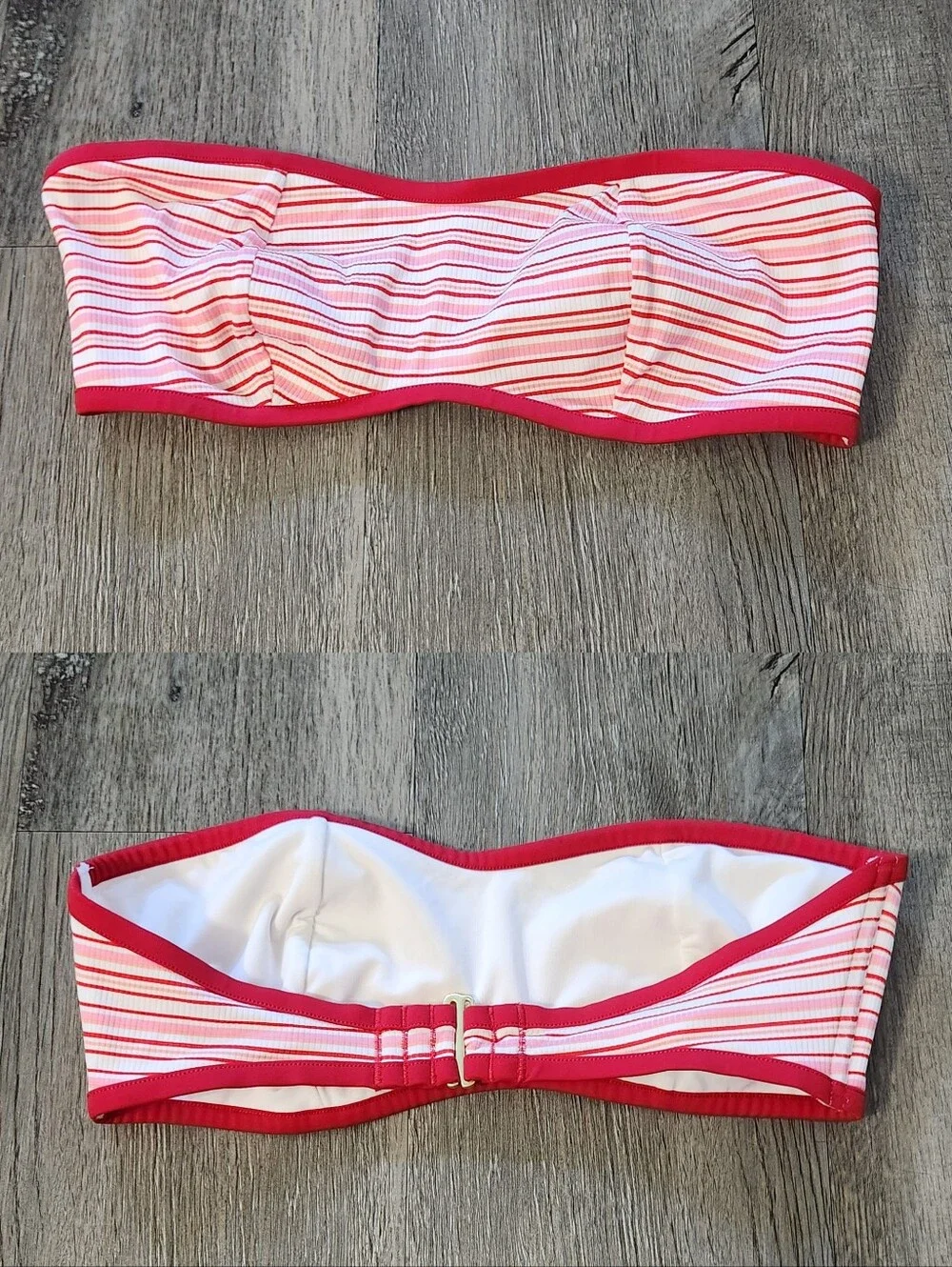 New!Pink x Frankies Bikini Monty Rib Bikini Top